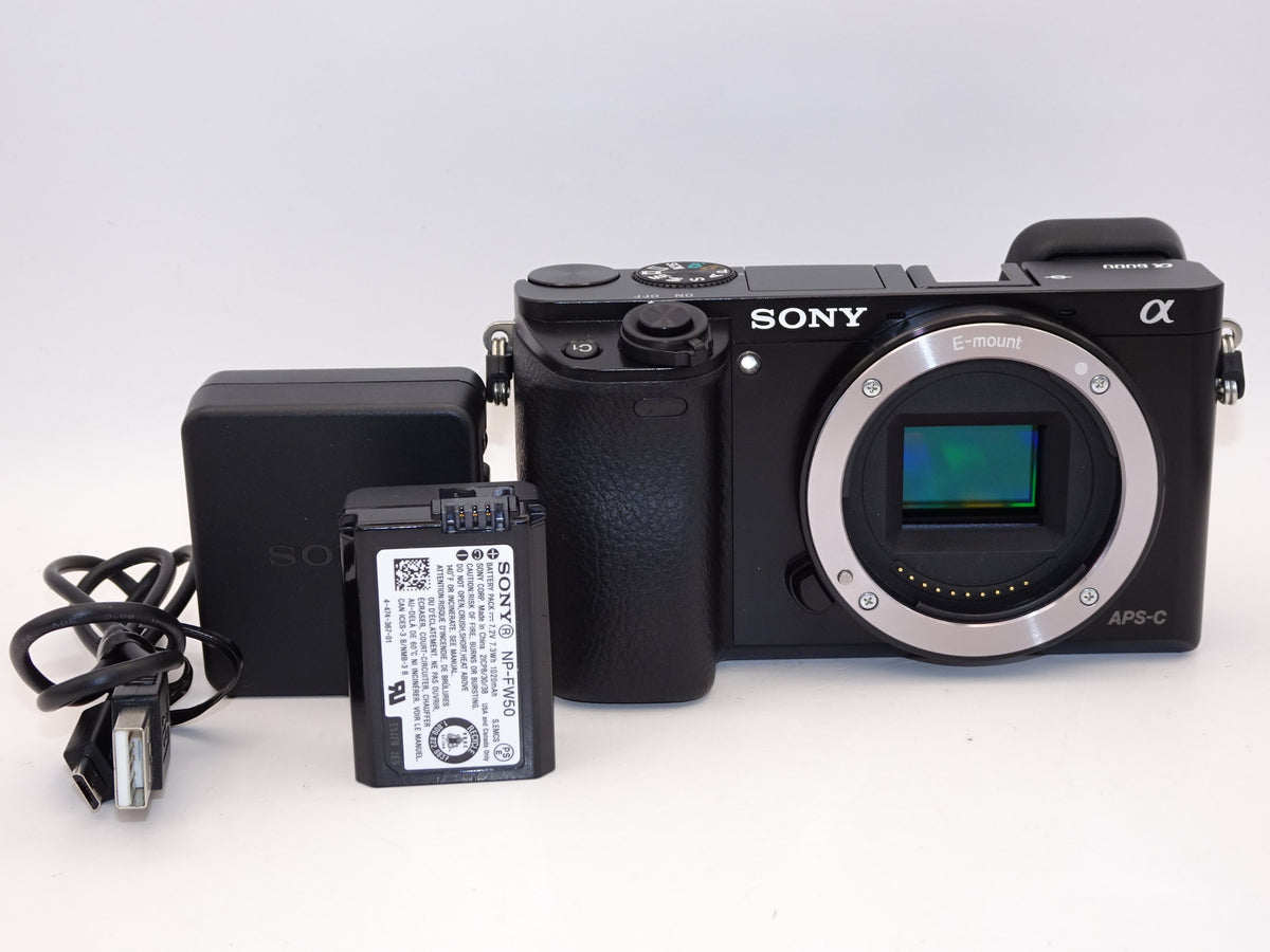 【外観特上級】SONY ミラーレス一眼 α6000 ボディ ブラック ILCE-6000 B