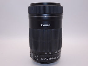 【外観特上級】Canon 望遠ズームレンズ EF-S55-250mm F4-5.6 IS STM