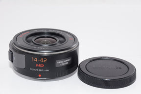 【外観並級】パナソニック ルミックス G X VARIO PZ 14-42mm/F3.5-5.6 ASPH./POWER  ブラック H-PS14042-K