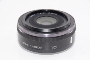 【外観特上級】Nikon 単焦点レンズ 1 NIKKOR 10mm f/2.8 ブラック ニコンCXフォーマット専用