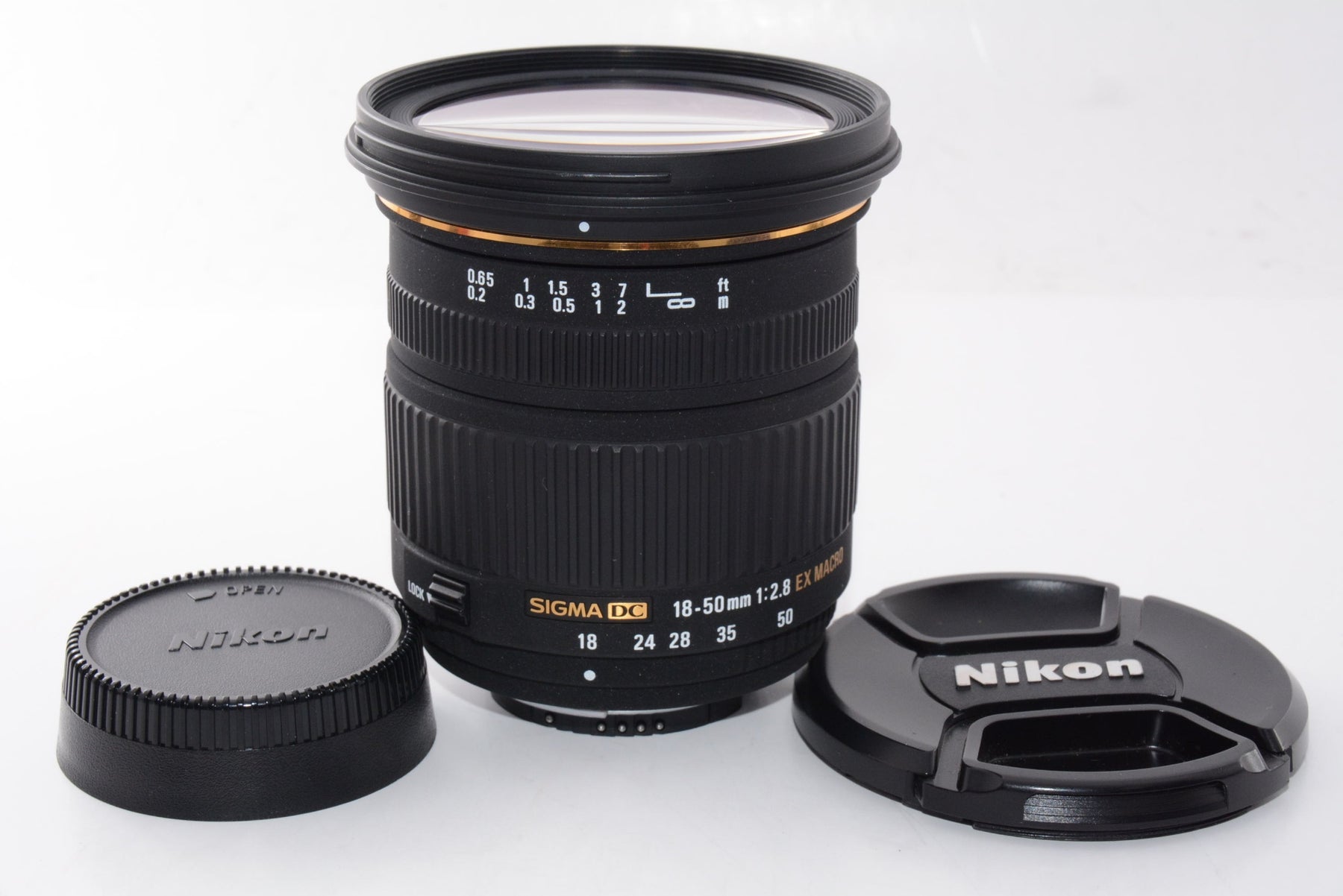 【外観特上級】シグマ 18-50mm F2.8 EX DC MACRO HSM ニコン用