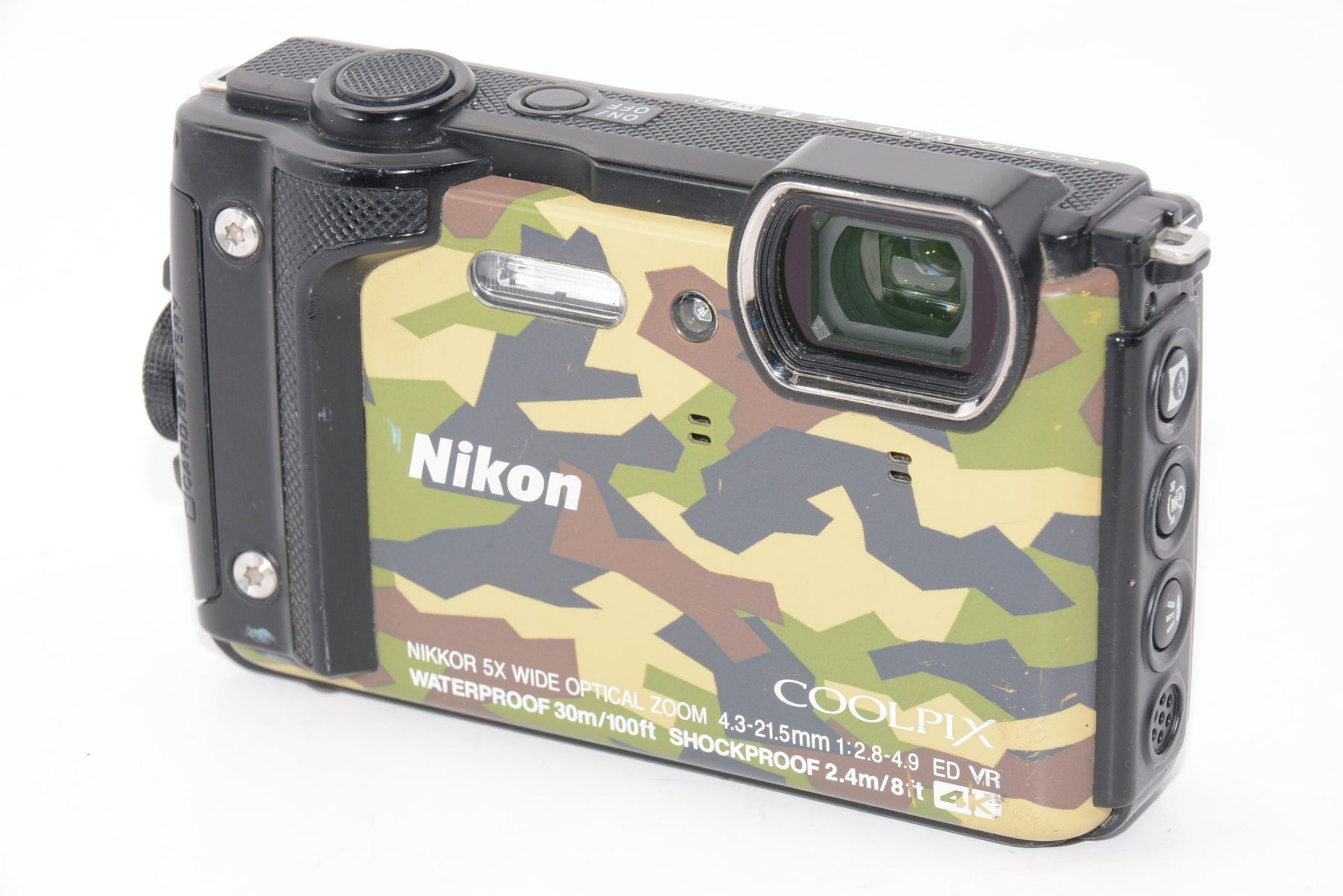 【外観並級】Nikon デジタルカメラ COOLPIX W300 GR クールピクス カムフラージュ 防水