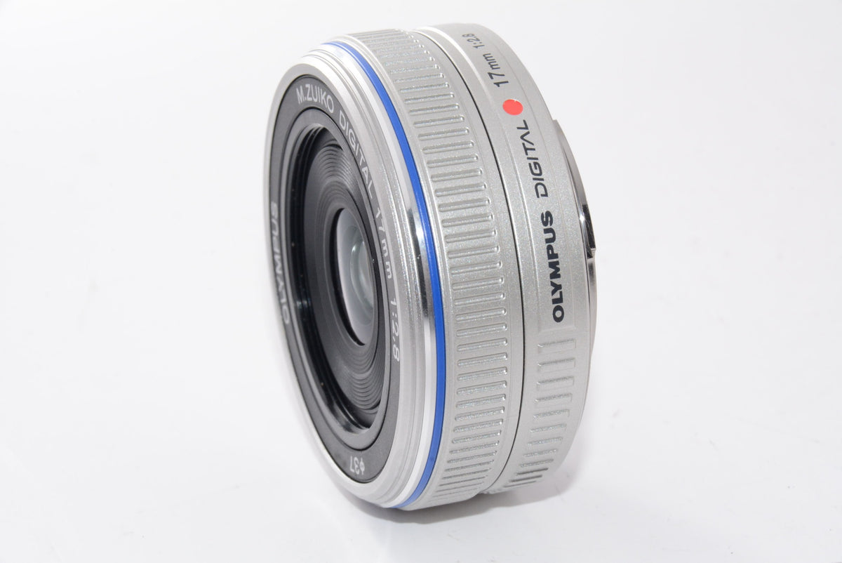 【外観並級】OLYMPUS パンケーキレンズ M.ZUIKO DIGITAL 17mm F2.8 シルバー