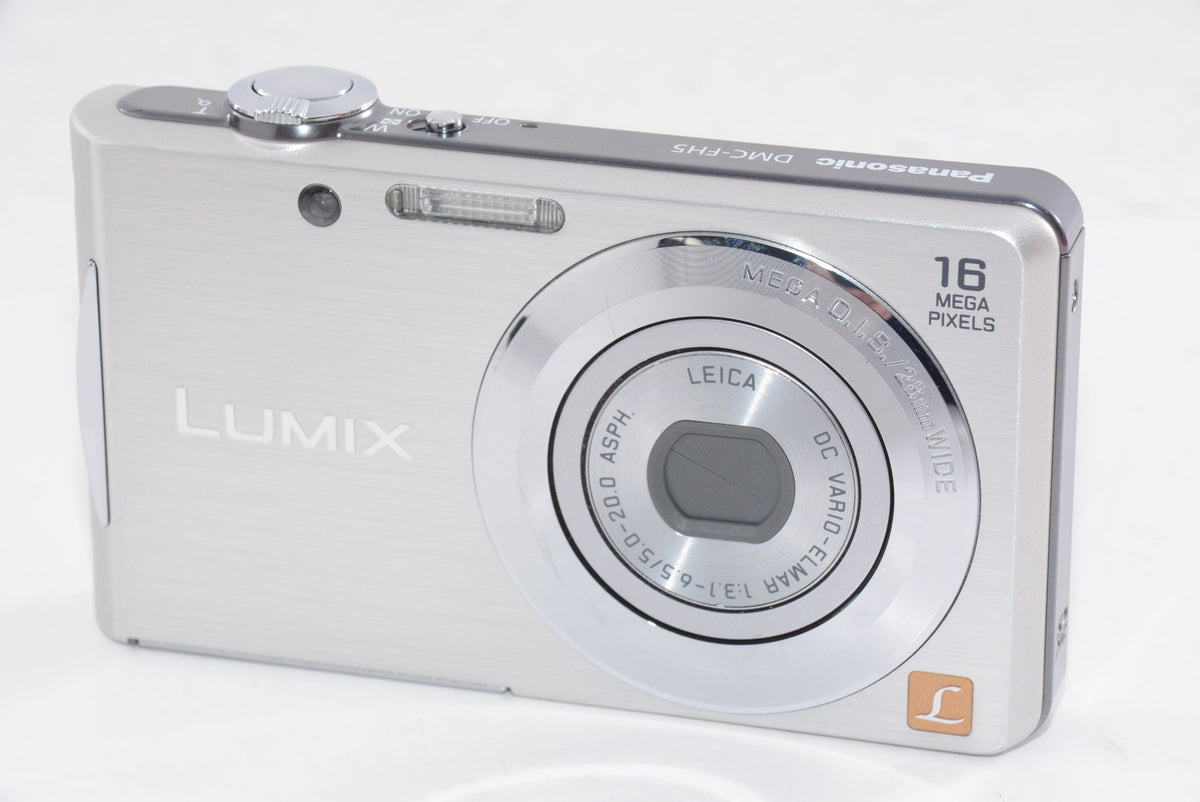 【外観並級】パナソニック デジタルカメラ LUMIX FH5 シルバー DMC-FH5-S