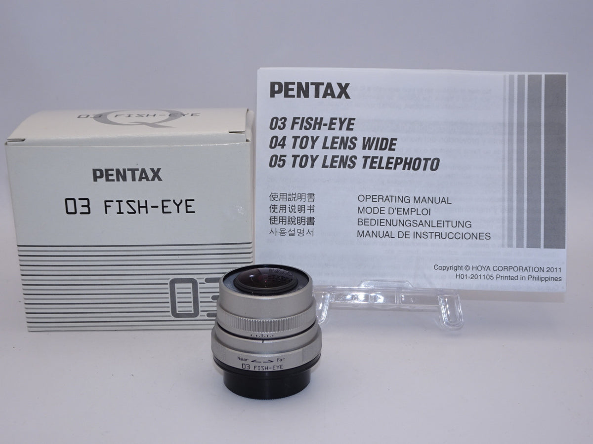 【外観特上級】PENTAX 魚眼単焦点レンズ 03 FISH-EYE Qマウント 22087