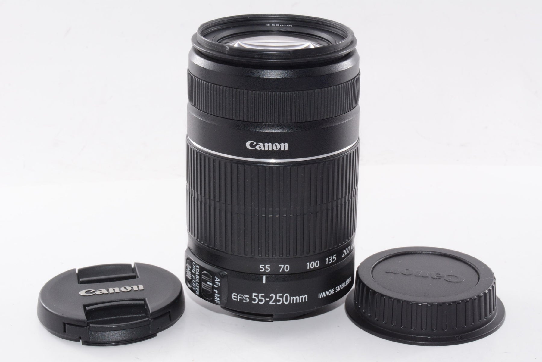 【外観特上級】Canon 望遠ズームレンズ EF-S55-250mm F4-5.6 IS II