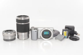 【外観並級】SONY ミラーレス一眼 α NEX-5R  E PZ 16-50 E 55-210 OSS