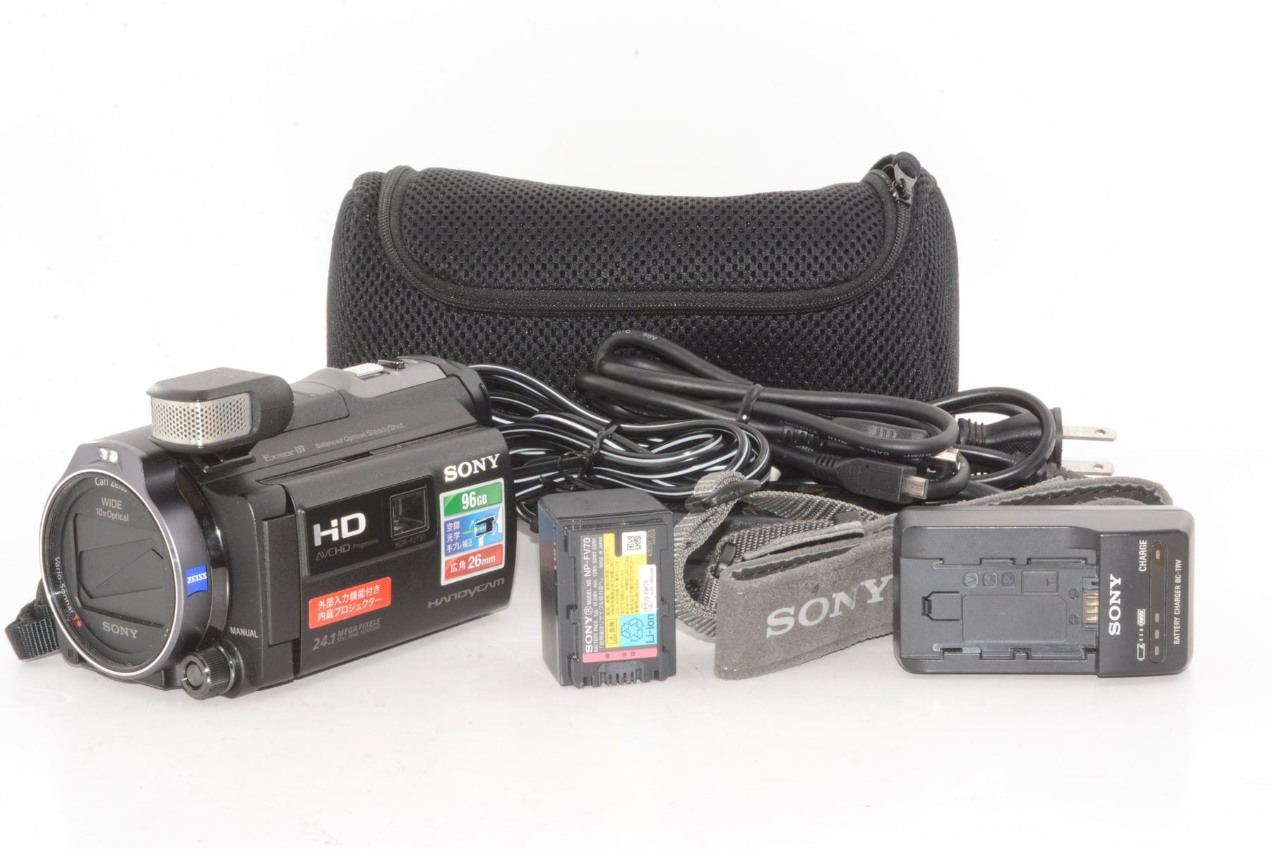 【外観特上級】SONY ビデオカメラ HANDYCAM PJ790V 光学10倍 内蔵メモリ96GB