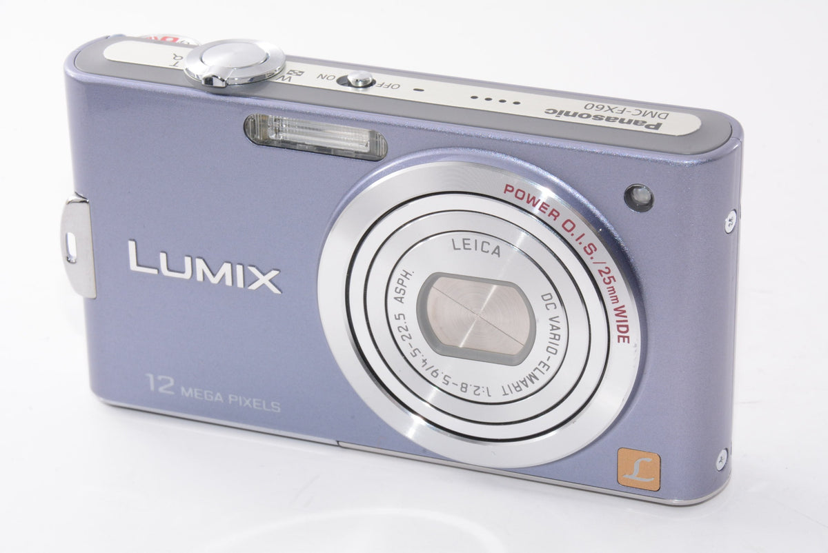 【外観並級】パナソニック デジタルカメラ LUMIX (ルミックス) FX60 ラベンダーブルー DMC-FX60-A