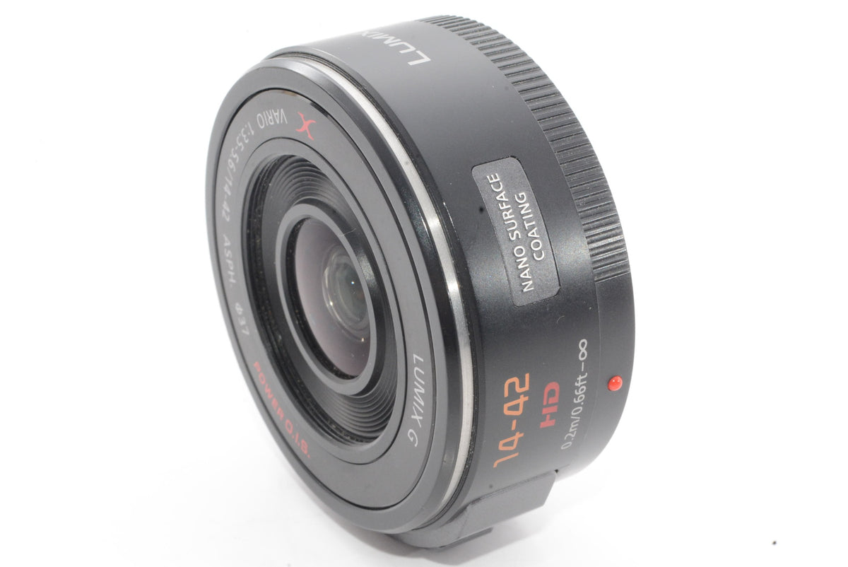 【外観並級】パナソニック ルミックス G X VARIO PZ 14-42mm/F3.5-5.6 ASPH./POWER  ブラック H-PS14042-K