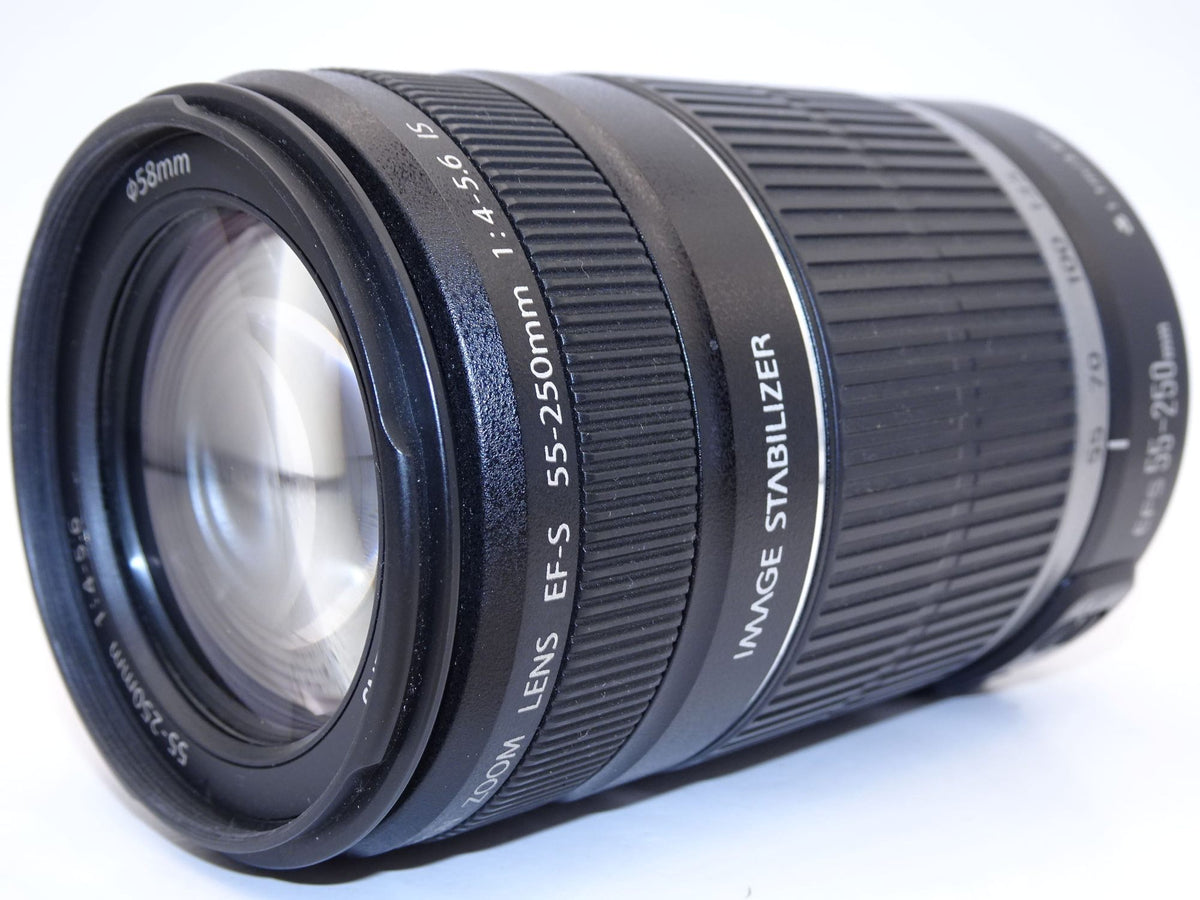 【外観並級】Canon 望遠レンズ EF-S55-250mm F4-5.6 IS