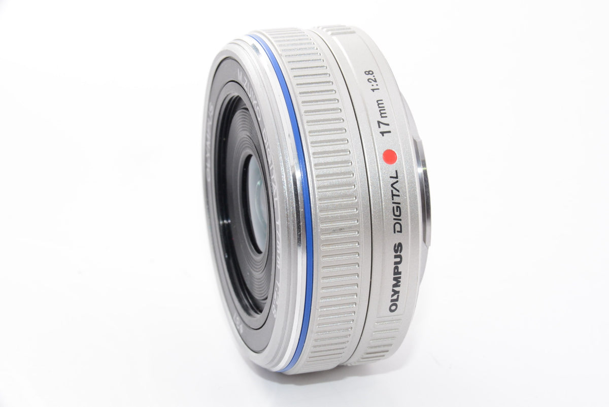 【外観特上級】OLYMPUS パンケーキレンズ M.ZUIKO DIGITAL 17mm F2.8 シルバー