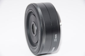 【ほぼ新品】Canon EF-M22mm F2 STM ミラーレス一眼対応