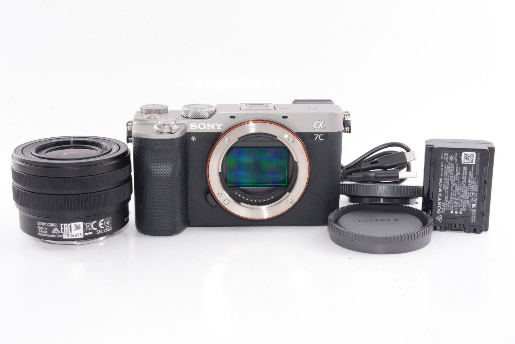 【外観特上級】ソニー フルサイズミラーレス一眼 α7C レンズキット シルバー ILCE-7CL S