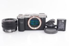 【外観特上級】ソニー フルサイズミラーレス一眼 α7C レンズキット シルバー ILCE-7CL S