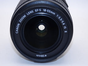 【外観特上級】Canon 標準ズームレンズ EF-S18-55mm F3.5-.5.6 IS II