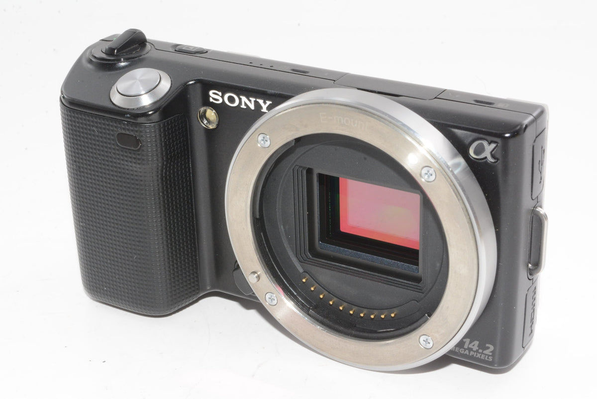 【外観特上級】SONY ミラーレス一眼 α NEX-5  16mm F2.8+18-55mm F3.5-5.6