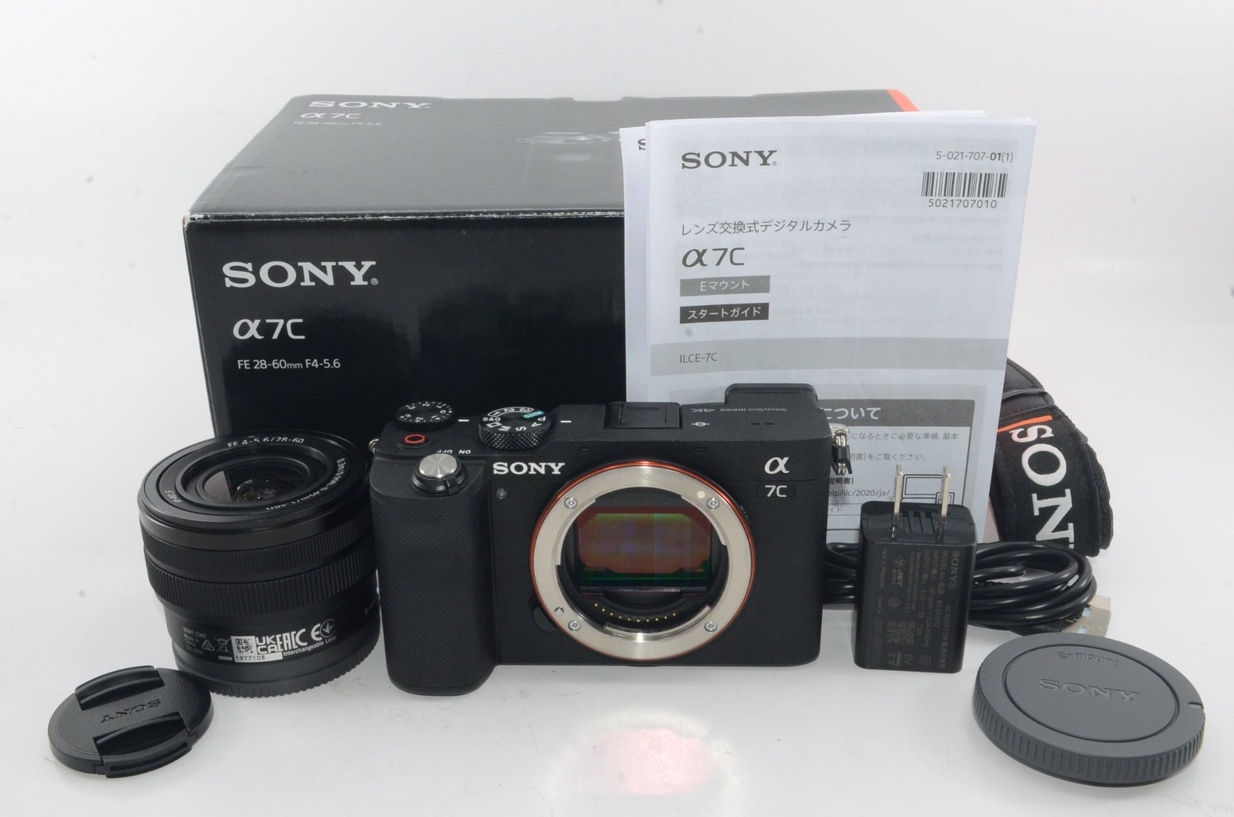 【外観特上級】ソニー フルサイズミラーレス一眼 α7C レンズキット ブラック ILCE-7CL B