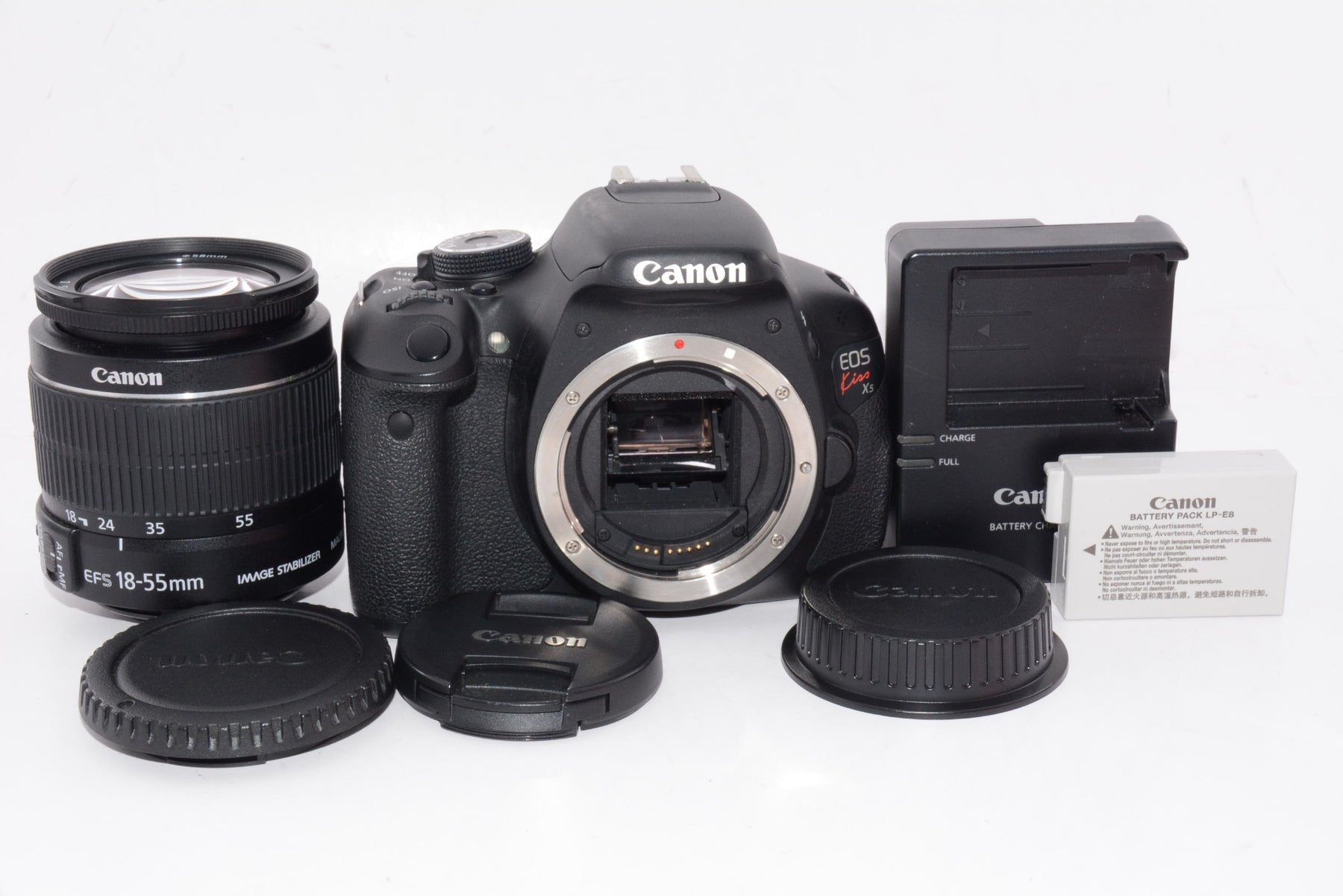 【外観並級】Canon デジタル一眼レフカメラ EOS Kiss X5 レンズキット