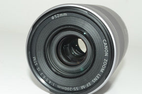 【外観特上級】Canon EF-M55-200mm F4.5-6.3 IS STM シルバー