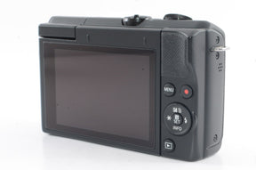 【外観並級】Canon ミラーレス一眼カメラ EOS M200 標準ズームキット ブラック EOSM200BK-1545ISSTMLK