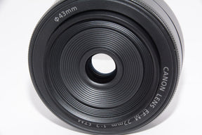 【外観特上級】Canon EF-M22mm F2 STM ミラーレス一眼対応