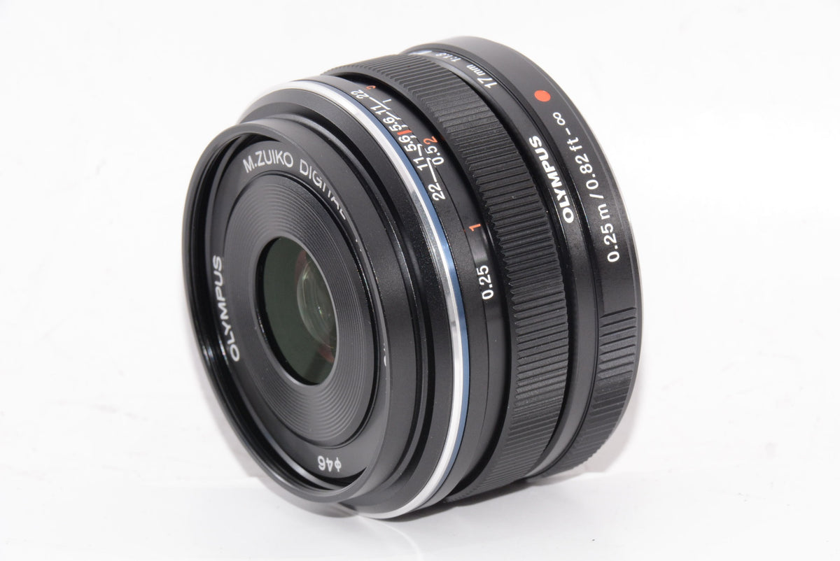 【外観特上級】OLYMPUS 単焦点レンズ M.ZUIKO DIGITAL 17mm F1.8 ブラック