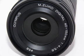 【外観並級】OLYMPUS M.ZUIKO DIGITAL ED 40-150mm F4.0-5.6 R ブラック