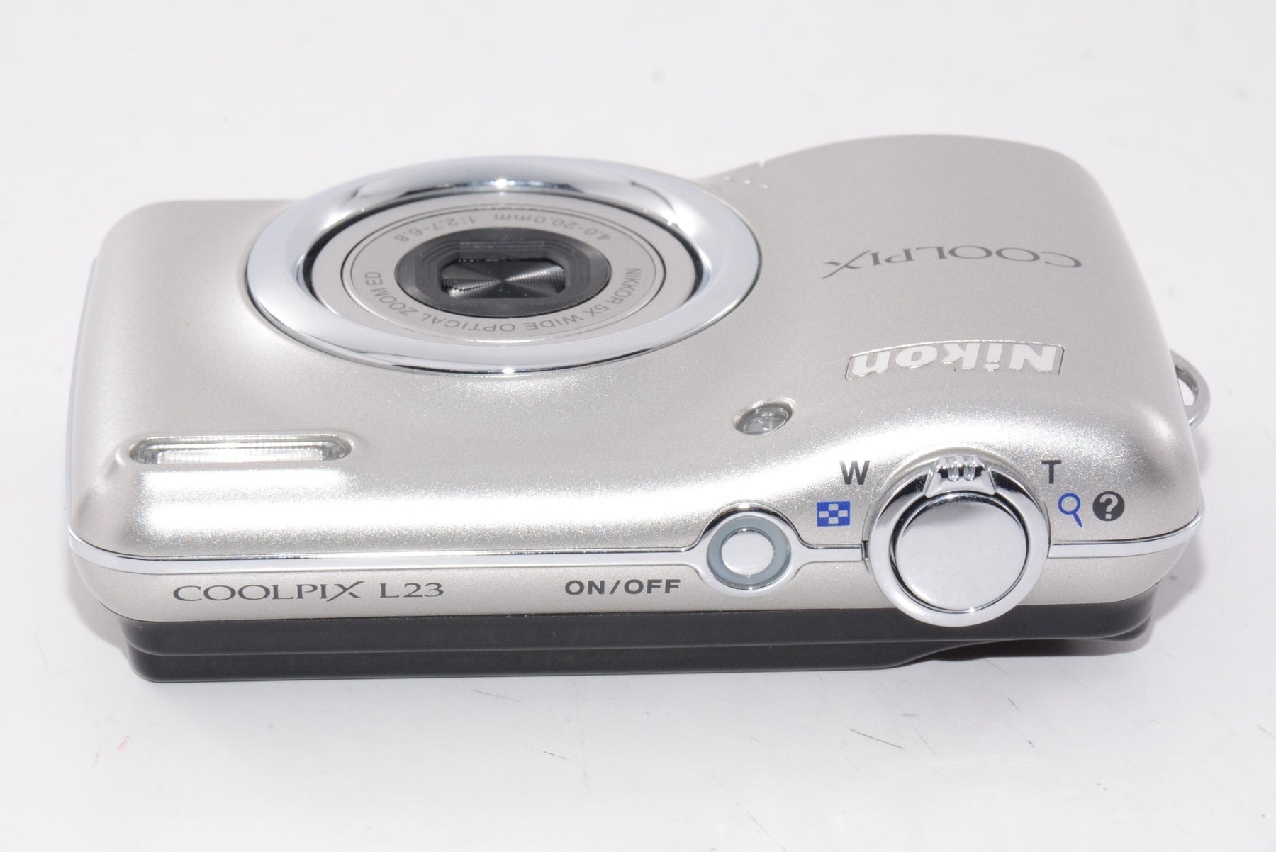 【外観特上級】NikonデジタルカメラCOOLPIX L23 シルバー