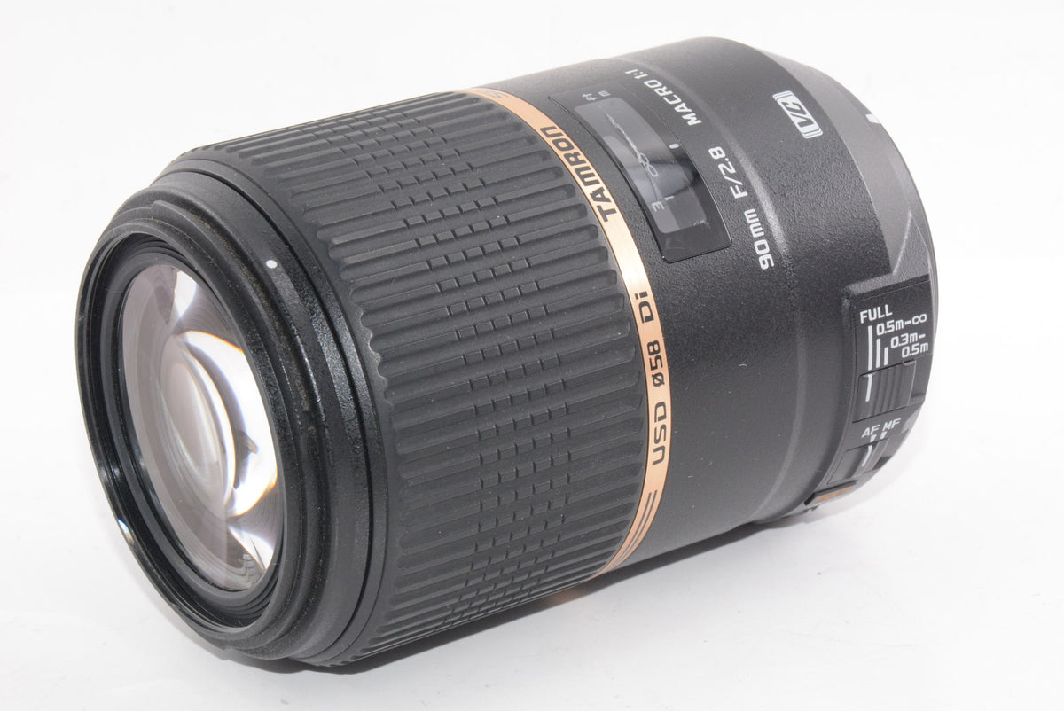 【外観並級】TAMRON 単焦点マクロレンズ SP90mm F2.8 Di MACRO 1:1 VC USD ニコン用 フルサイズ対応 F017N【シフトブレ対応】