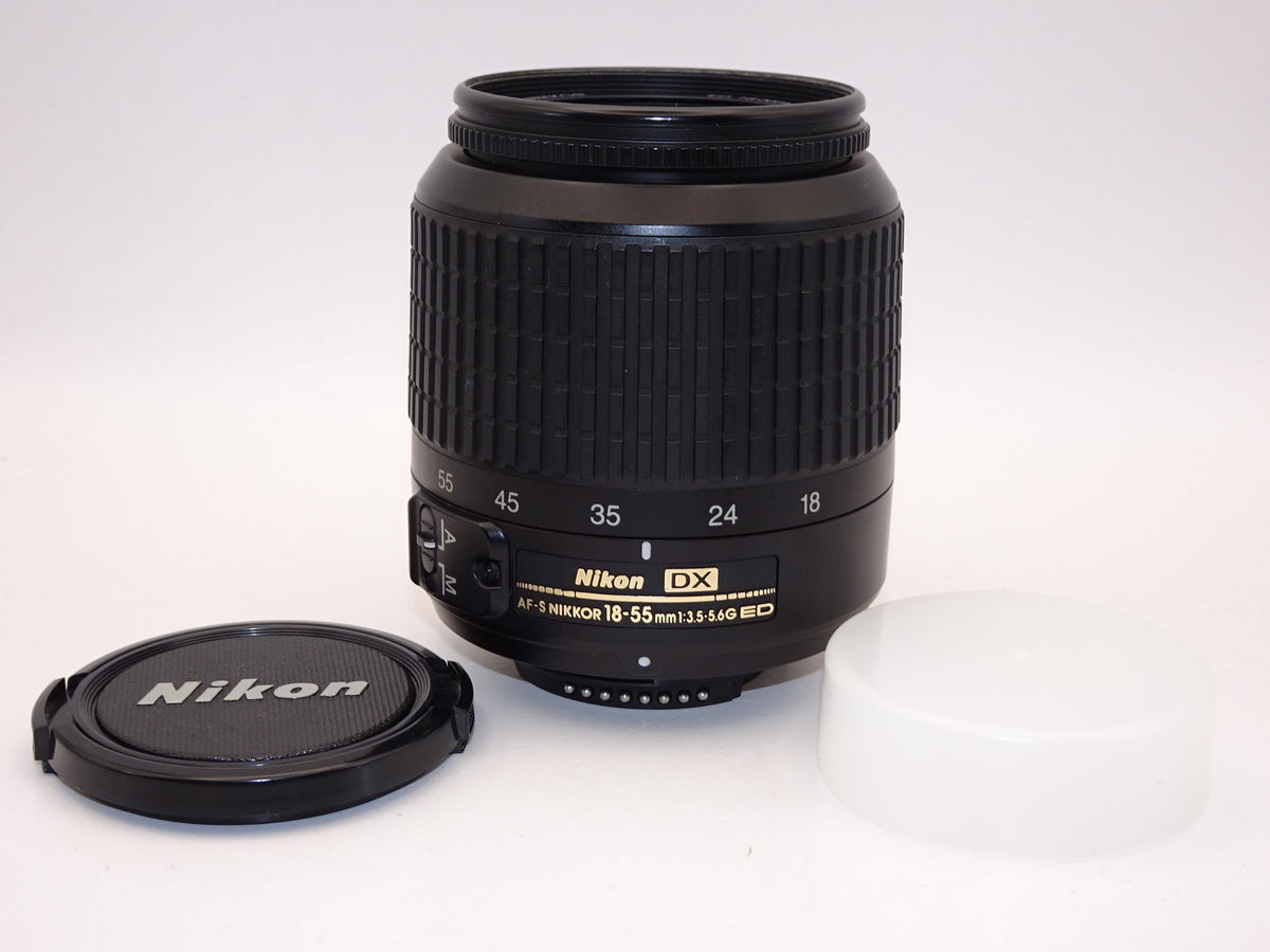 【外観特上級】Nikon AF-S DX Zoom Nikkor ED 18-55mm F3.5-5.6G ブラック デジタル一眼レフ用