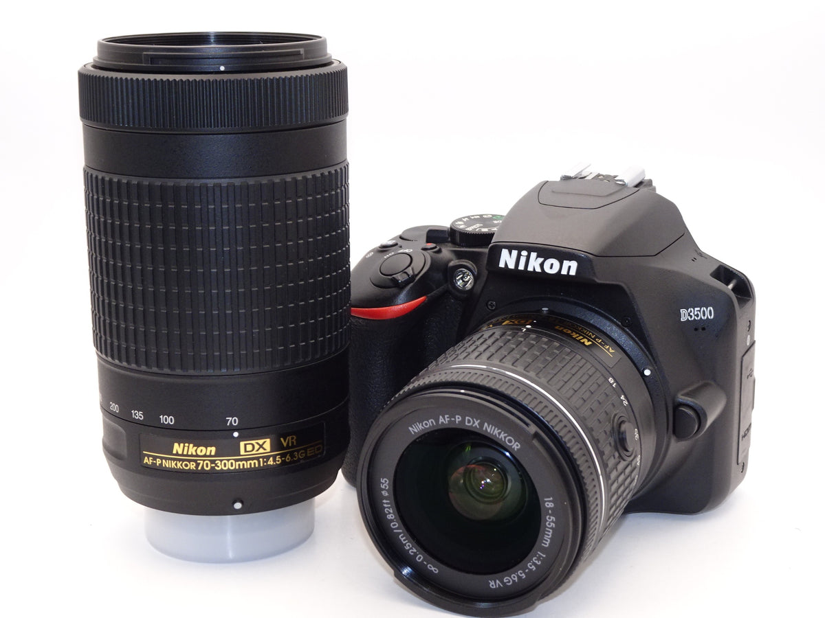 【外観並級】Nikon デジタル一眼レフカメラ D3500 ダブルズームキット D3500WZ