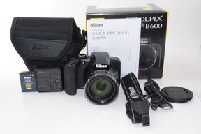 【外観特上級】Nikon デジタルカメラ COOLPIX B600 BK 光学60倍 軽量 クールピクス ブラック B600BK