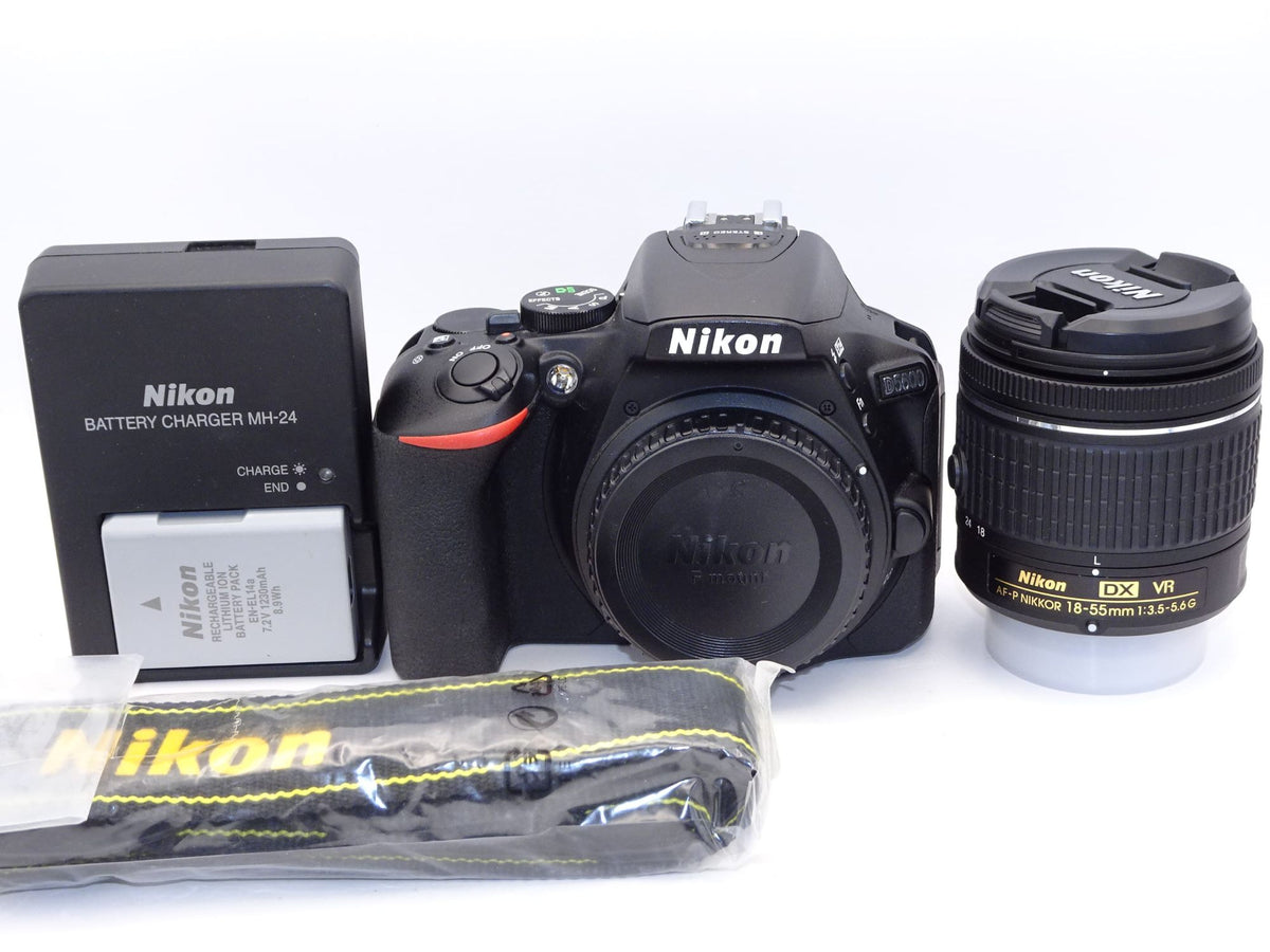 【外観特上級】Nikon D5600 AF-P 18-55 VR レンズキット D5600LKBK