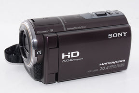 【外観特上級】ソニー SONY HDビデオカメラ Handycam HDR-CX590V ボルドーブラウン