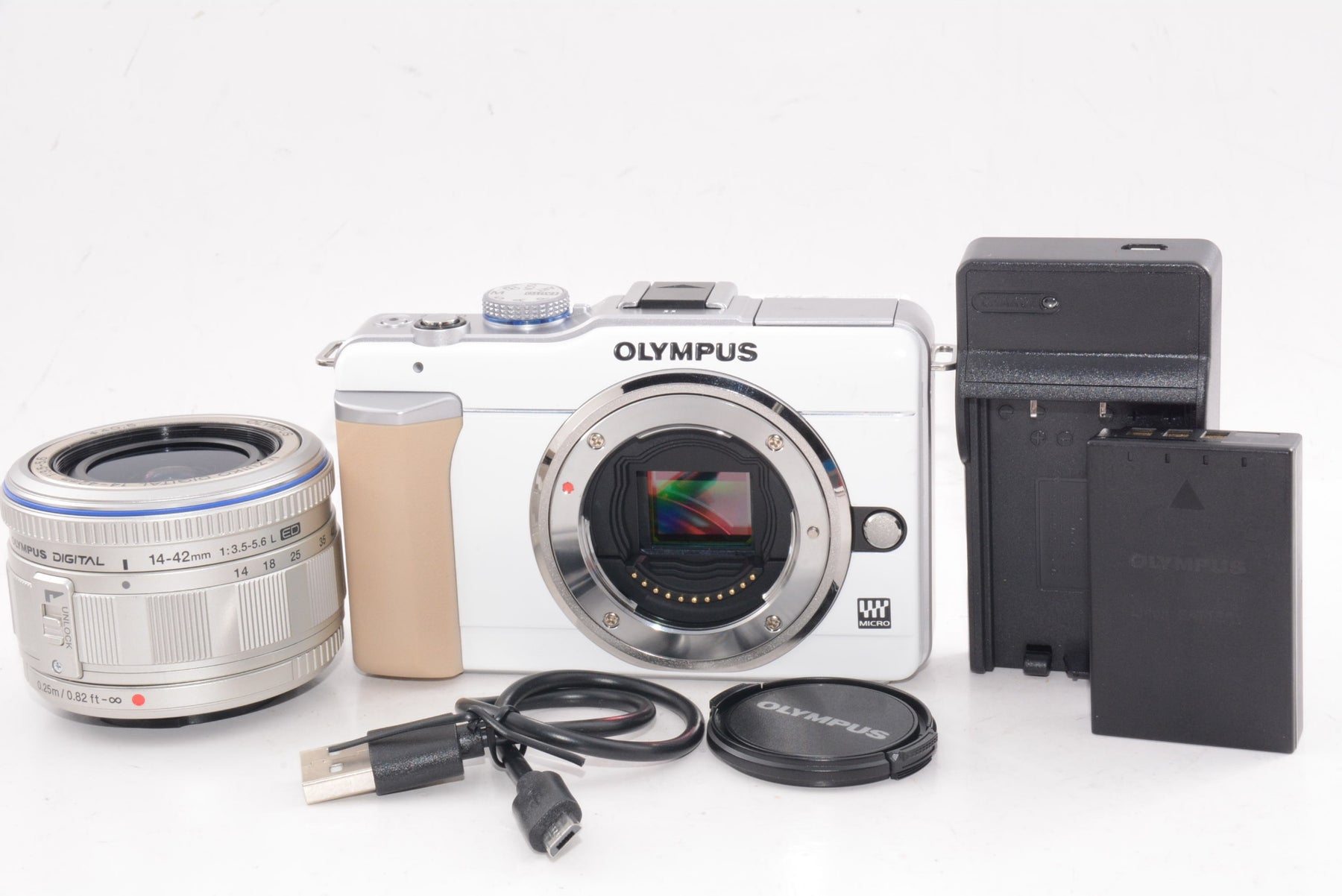 【外観並級】OLYMPUS ミラーレス一眼 PEN E-PL1