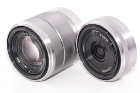 【外観並級】ソニー SONY ミラーレス一眼α NEX-5 ダブルレンズキット シルバー