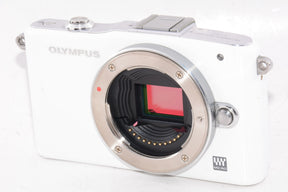 【外観並級】OLYMPUS ミラーレス一眼 PEN mini E-PM1 ボディ ホワイト E-PM1 BODY WHT
