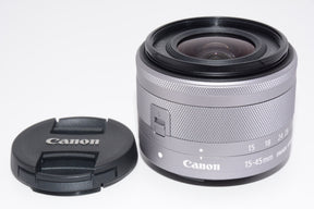 【外観特上級】Canon 標準ズームレンズ EF-M15-45mm F3.5-6.3IS STM(シルバー) ミラーレス一眼対応 EF-M15-45ISSTMSL