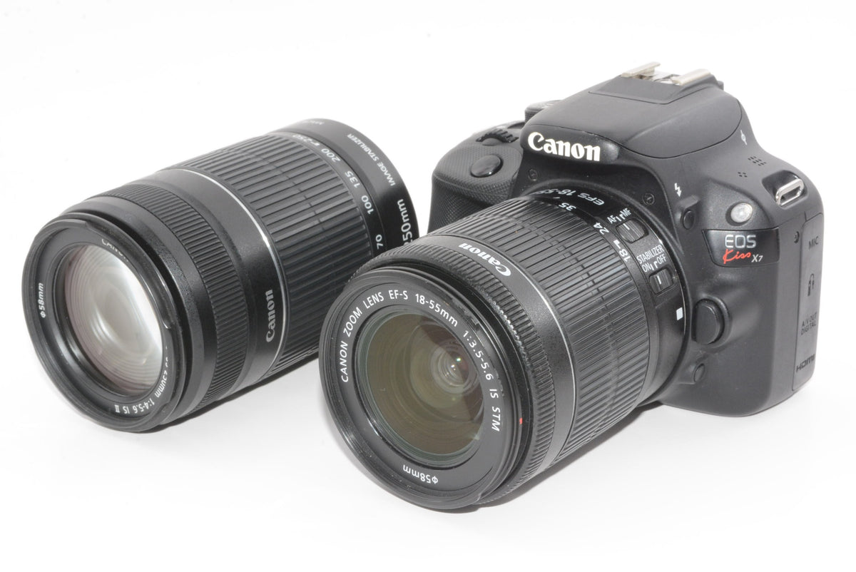 【外観並級】Canon EOS Kiss X7 EF-S18-55mm/EF-S55-250mm