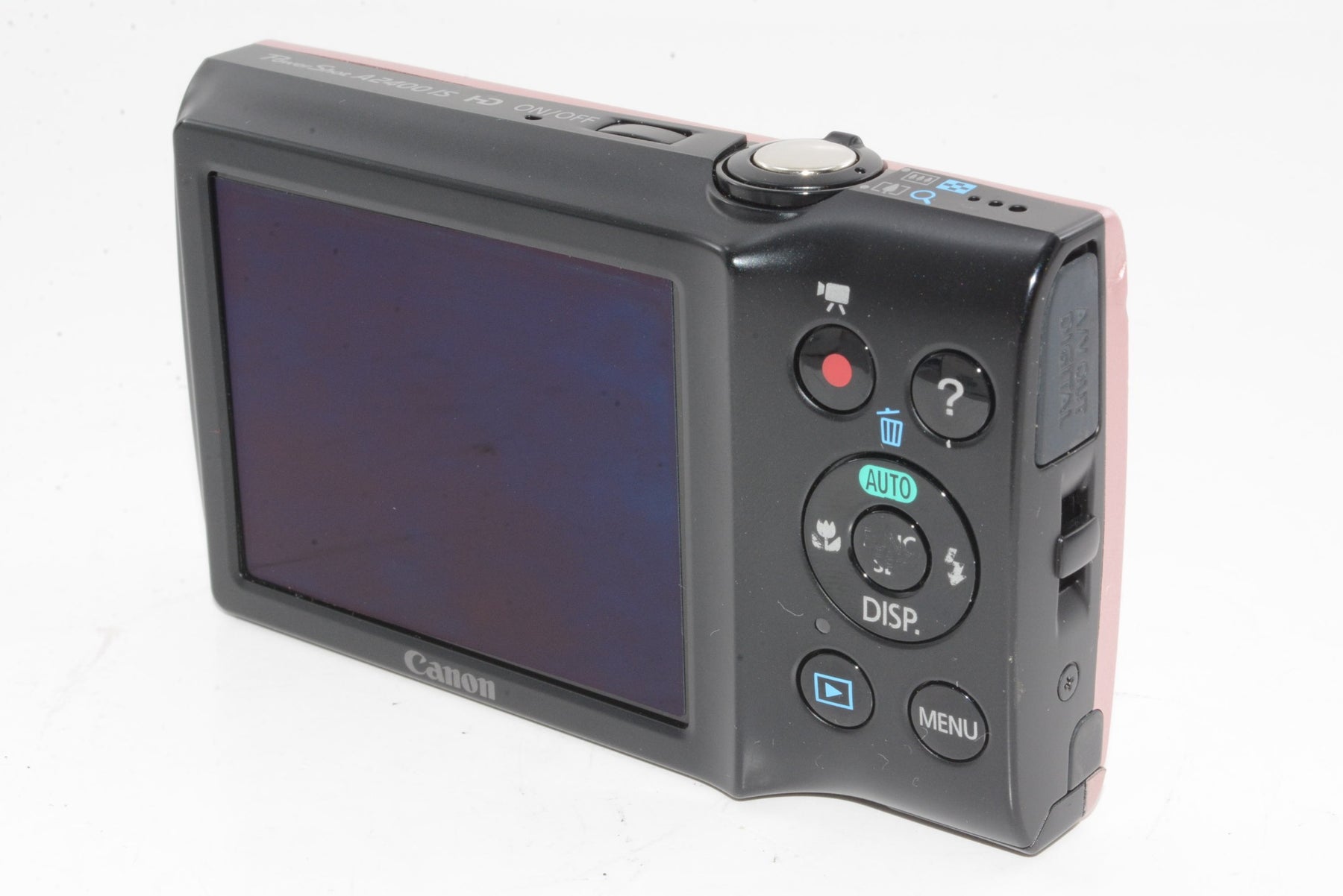 【外観並級】Canon デジタルカメラ PowerShot A2400IS ピンク