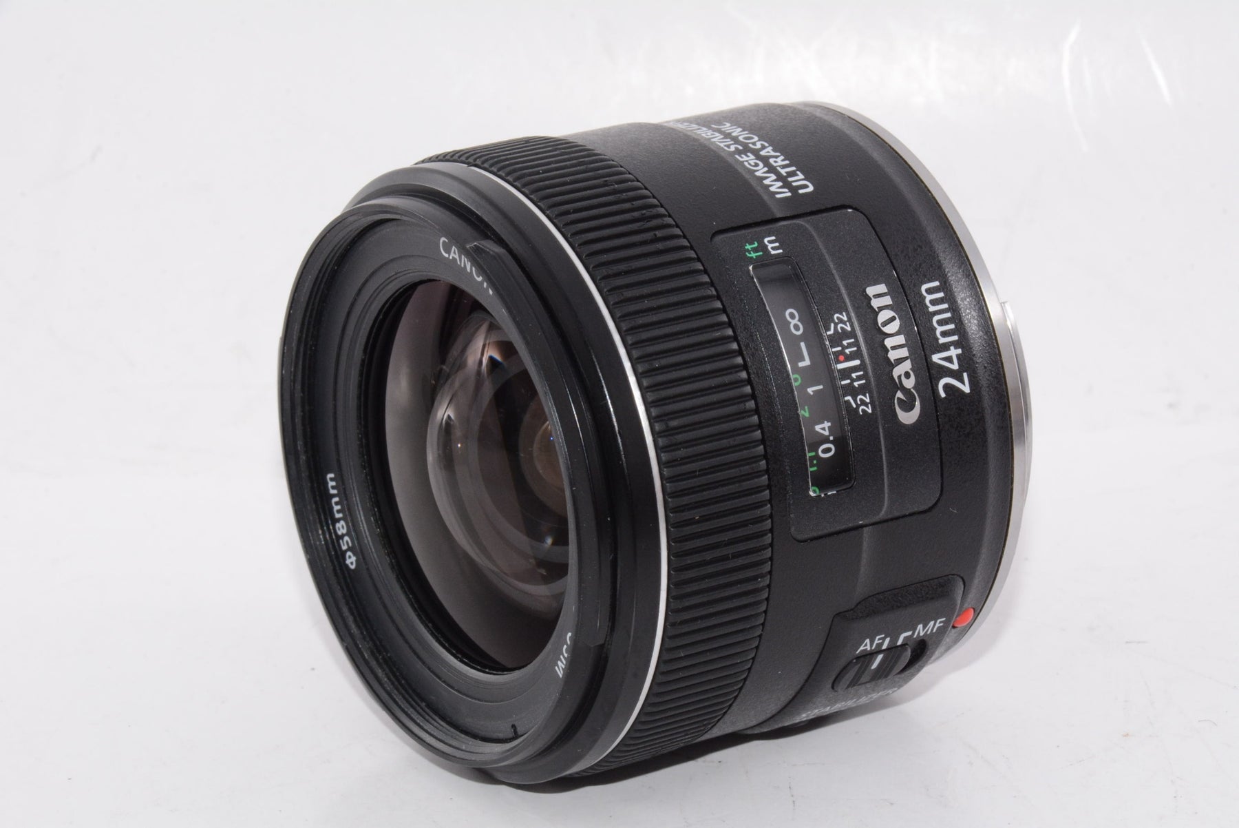 【外観並級】Canon 単焦点レンズ EF24mm F2.8 IS USM