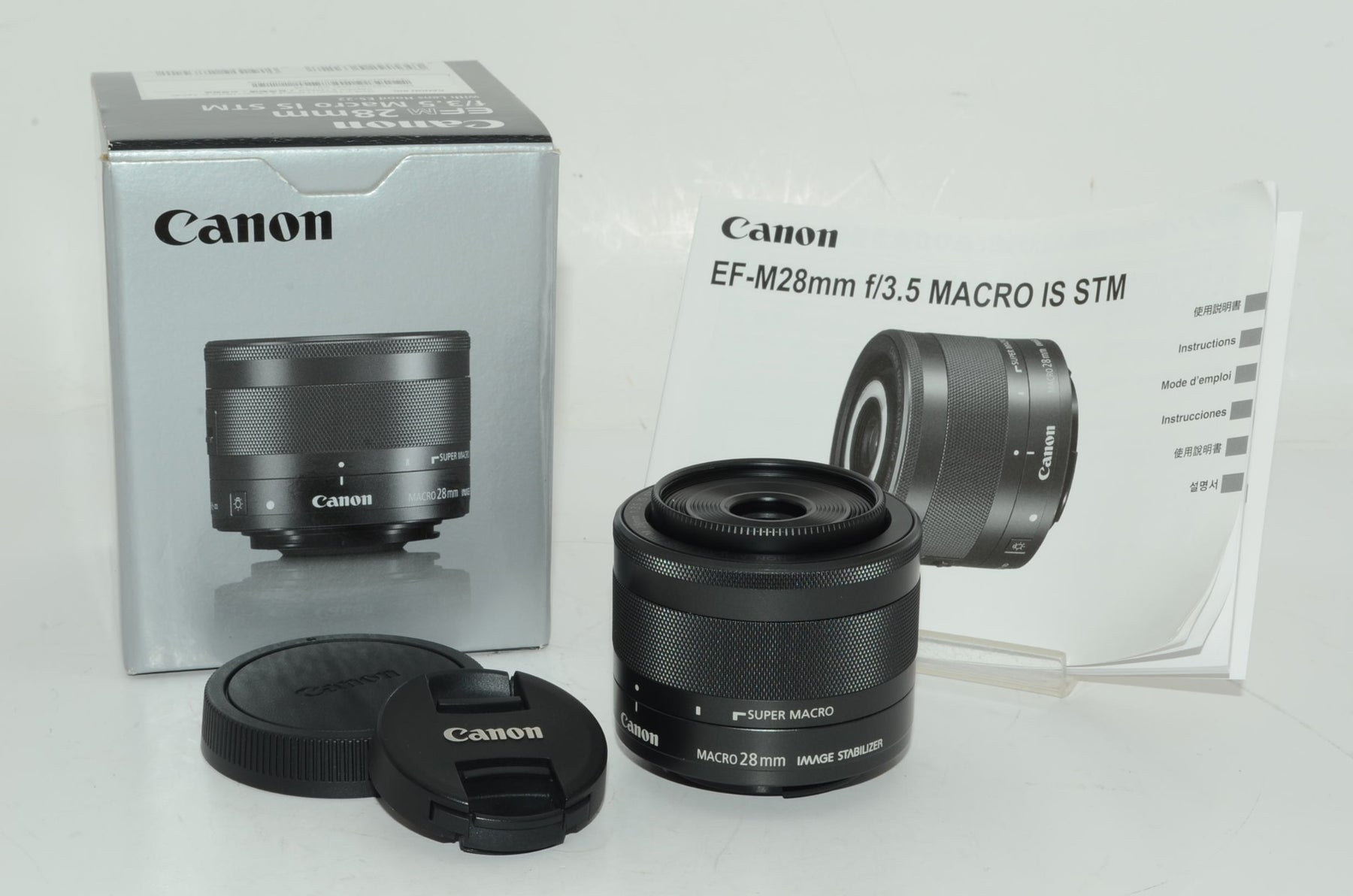 【外観特上級】Canon マクロレンズ EF-M28mm F3.5 IS STM