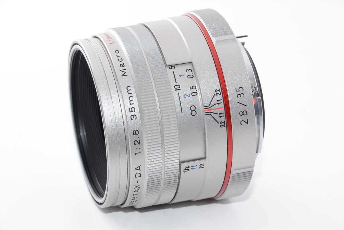 【外観特上級】PENTAX リミテッドレンズ 標準単焦点マクロレンズ HD PENTAX-DA35mmF2.8 Macro Limited シルバー Kマウント APS-Cサイズ 21460