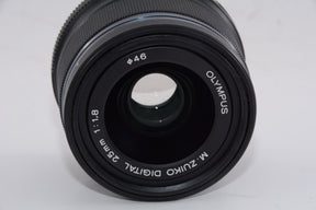【外観特上級】OLYMPUS M.ZUIKO DIGITAL 25mm F1.8 ブラック