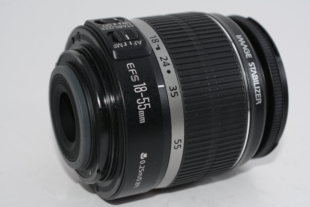 【外観特上級】Canon 標準ズームレンズ EF-S18-55mm F3.5-5.6 IS