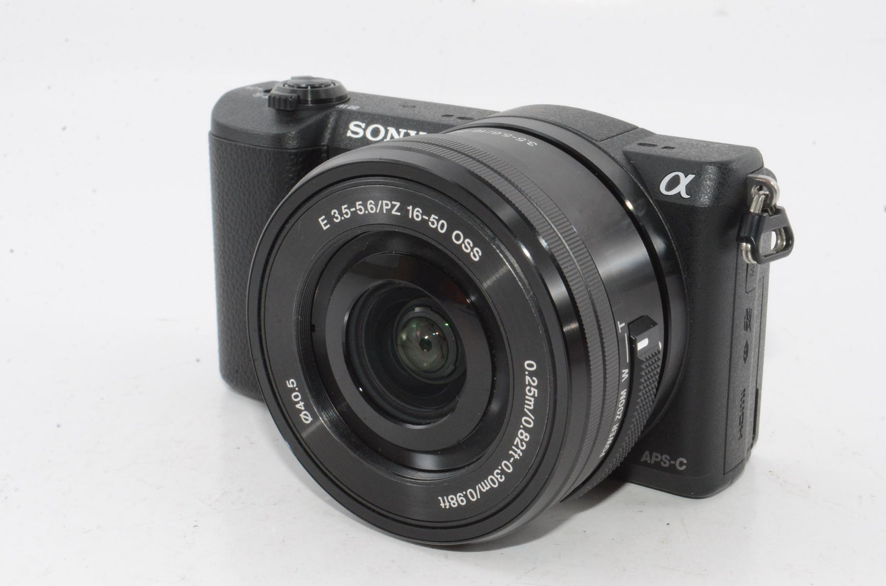 【外観特上級】ソニー SONY ミラーレス一眼 α5100 パワーズームレンズキット E PZ 16-50mm F3.5-5.6 OSS付属 ブラック ILCE-5100L-B