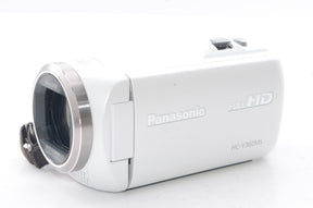 【外観特上級】パナソニック HDビデオカメラ V360M 16GB 高倍率90倍ズーム ホワイト HC-V360M-W
