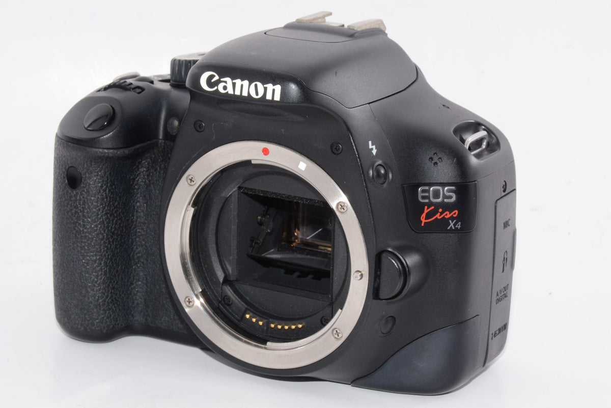 【外観並級】Canon デジタル一眼レフカメラ EOS Kiss X4 EF-S 18-55 IS レンズキット KISSX4-1855ISLK