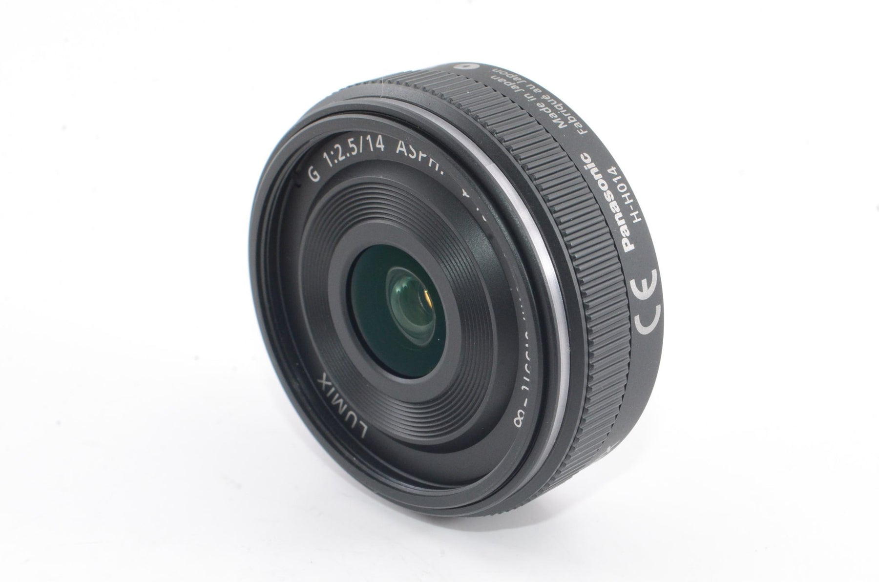 【外観特上級】パナソニック 単焦点 広角レンズ マイクロフォーサーズ用 ルミックス G 14mm/F2.5 ASPH. ブラック H-H014A-K